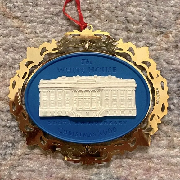 NIB Vintage Christmas 2000 The White House 200th Anniversary Ornament - Picture 3 of 4